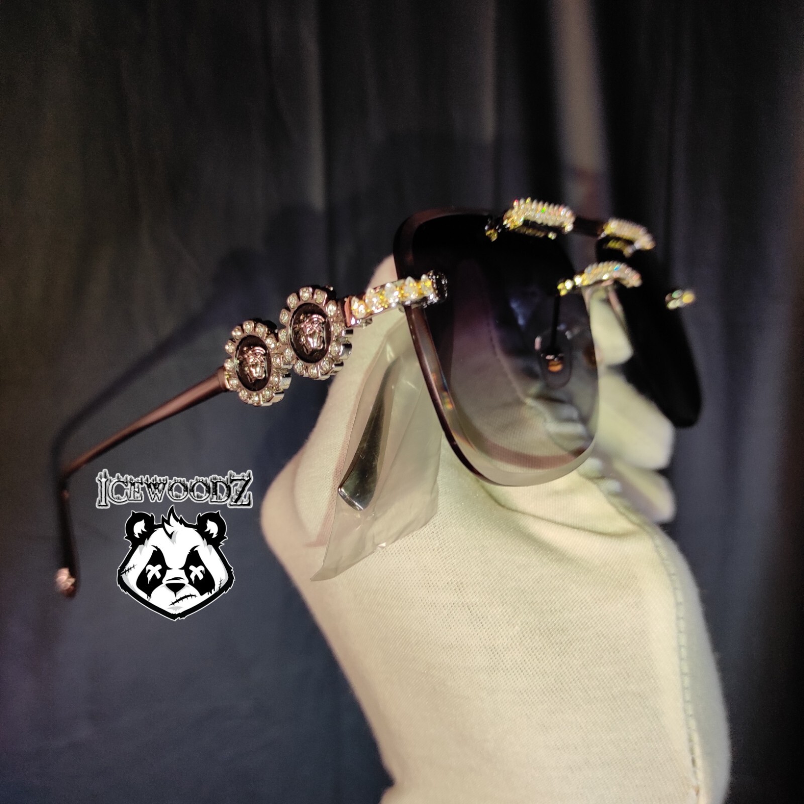 DESIGNER DIAMOND BUFF'S glasses retro retro buff's designer SILVER sunglasses