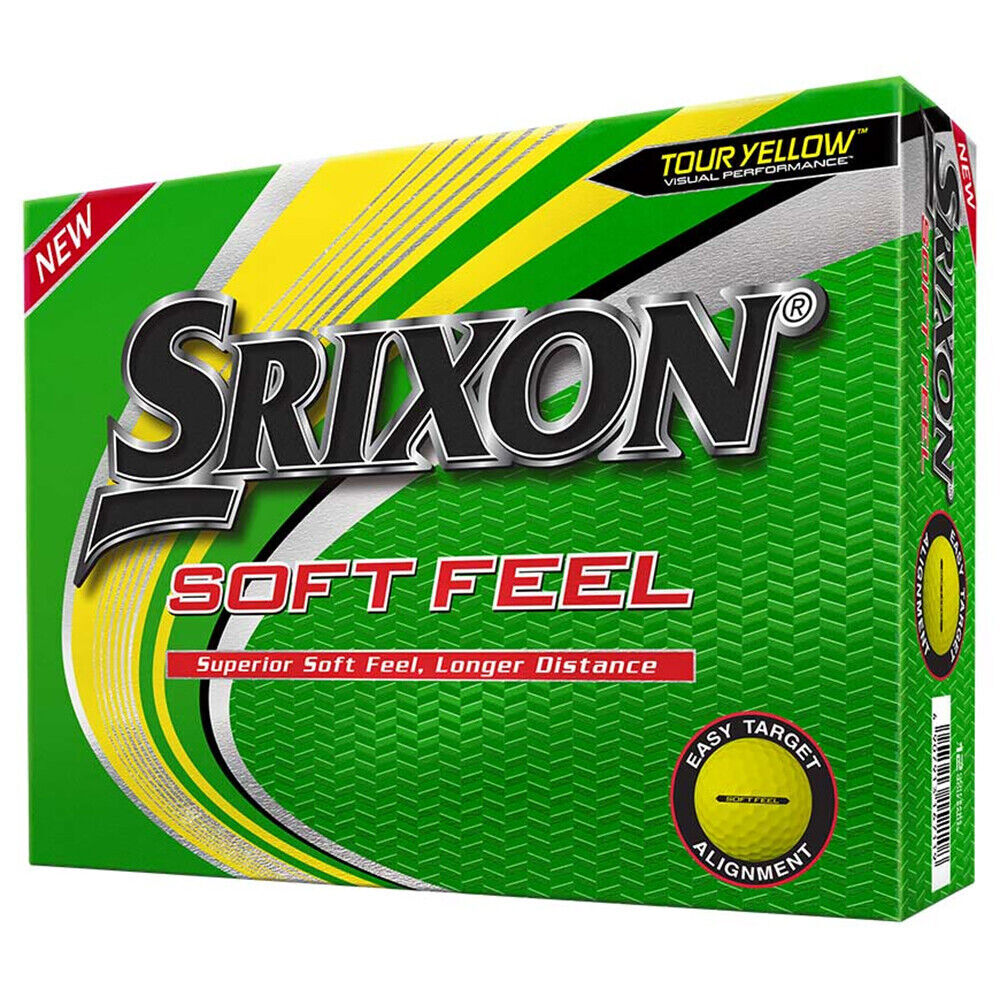Srixon Soft Feel Tour Golf Balls - Yellow