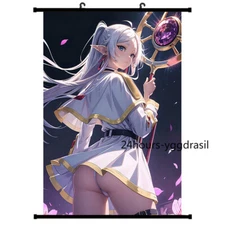 Anime Poster Frieren Magician HD Wall Scroll Painting 40x60cm