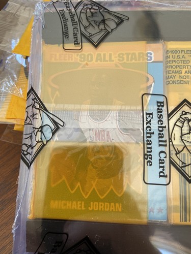 1990-91 FLEER ALL STAR COMPLETE SET 12 RACKS MICHAEL JORDAN RACK BBCE AUTH. - Picture 2 of 2