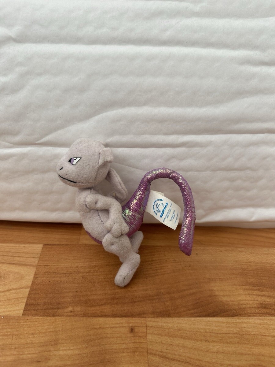 Original 1998 Mewtwo Pokemon Applause Nintendo Soft Plush Toy Shiny