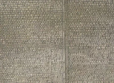 HO Scale Scenery - 170601  - 3D Cardboard Sheet - Cobblestone