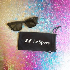 Le Specs Velodrome Sunglasses in Black Brand New with Tags and Soft Case