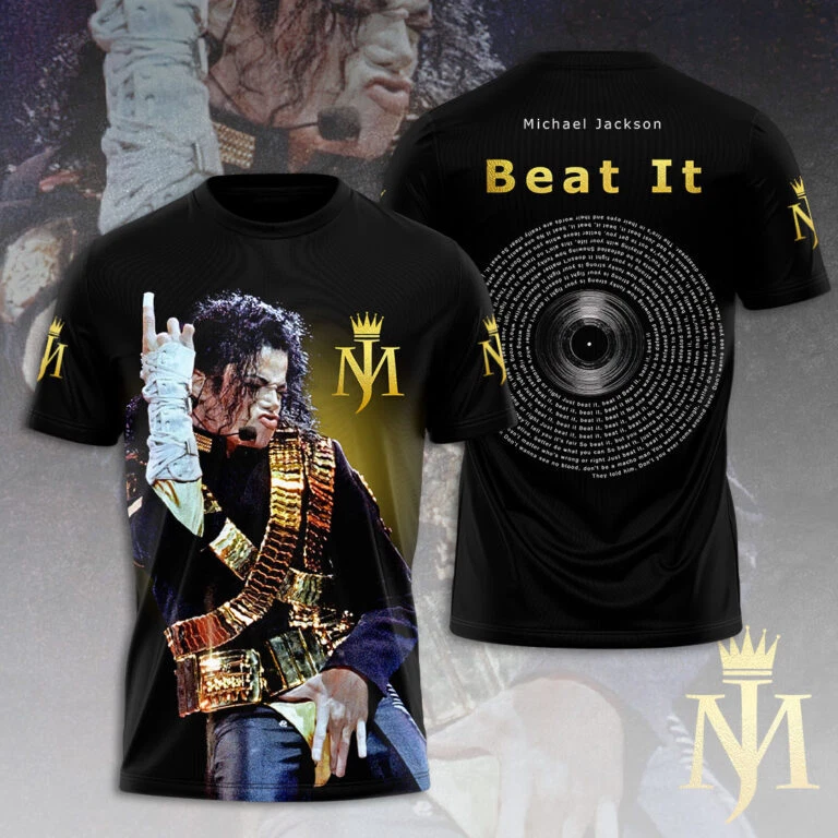 Michael Jackson 3D Unisex T-shirt, gift for fans