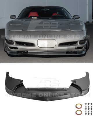 ZR1 Style Front Lip For 97-04 Corvette C5 Hydro-Dipped Carbon Fiber Splitter New