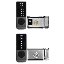 Waterproof Smart Door Lock Passcode Fingerprint  Electronic Digital Keypad