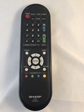 SHARP LCDTV Original OEM GA603WJSA TV Remote Control Tested Pre owned