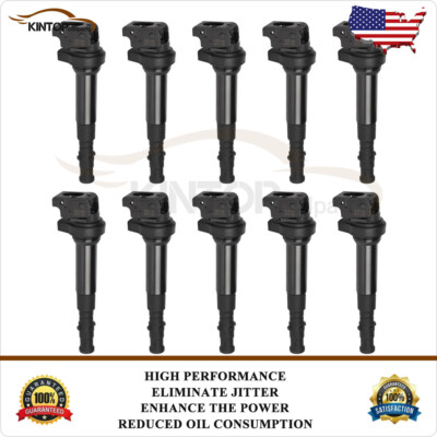 10 Ignition Coils Pack For 2006 2007 2008 2009 2010 BMW M6 M5 5.0L