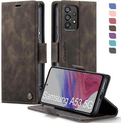 Handyhlle Samsung Galaxy A53 5G Klappbar PU Leder RFID Schutz Kartenfach |  eBay.de