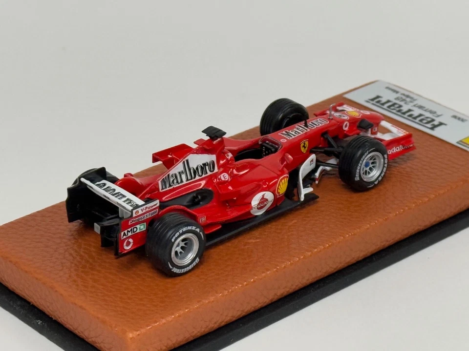 1/43 Ferrari 248  from 2006 F1 Season of Felipe Masa Leather base  JPN27 - Image 3 of 4