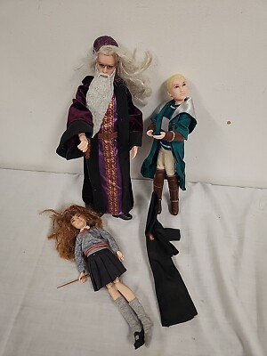 Harry Potter (3)  Dolls Figures Draco Malfoy Hermione Dumbledore 10'' 12''