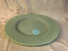 Martha Stewart JADEITE GLASS  ROUND PLATTER Plate 13" Charger NWT