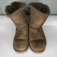 Ugg Australia Winter Snow Boots Women Size 8 Brown Color Comfort Pull On