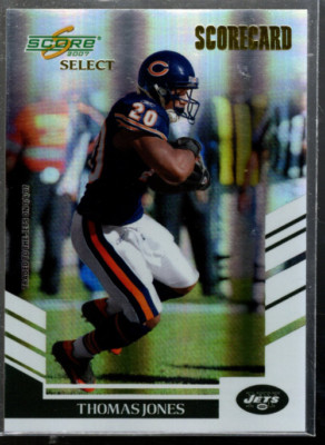 B2913- 2007 Select Scorekarte #167 Thomas Jones / 100 - Nm-Mt