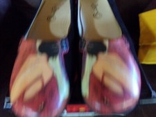 Icon Ballet Flats Shoes Wearable Art Leather Uppers Womens size 7.5 M Italy