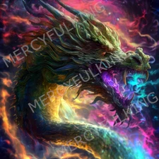 Dragon - Digital AI Art Image (4k HD) High Resolution Print Download
