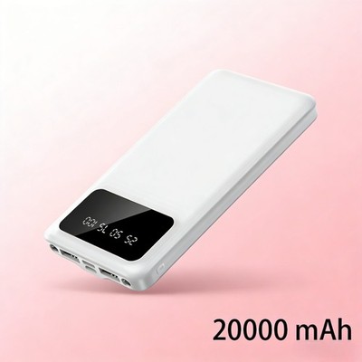 20000mAh Portable Power Banks Dual 5V USB Port, Travel and Camping