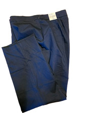 Catherines 24W Blue Right Fit Moderate Curvy Dress Pant Straight Leg NEW