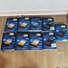 Lot of 9 AT T Prepaid Phones LG Phoenix 4 Axia Alcatel Tetra 16GB locked