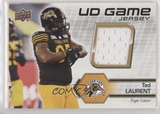 2021 Upper Deck CFL UD Game Jersey Ted Laurent #UD-TL 2k3