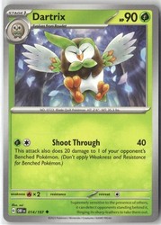 Dartrix 014/197 Obsidian Flames Uncommon
