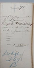 1862 Civil War Union Army Pay Voucher Capt. & Black Servant Penn. Reserve V. C.