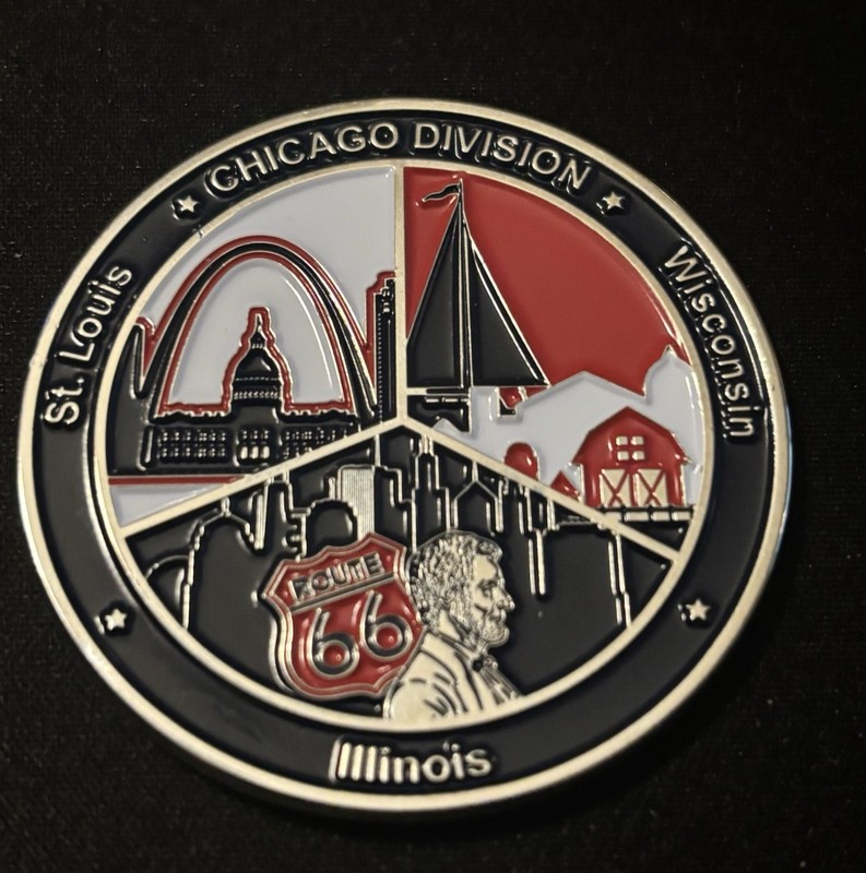 United States Postal police Inspection Chicago Wisconsin  Challenge Coin