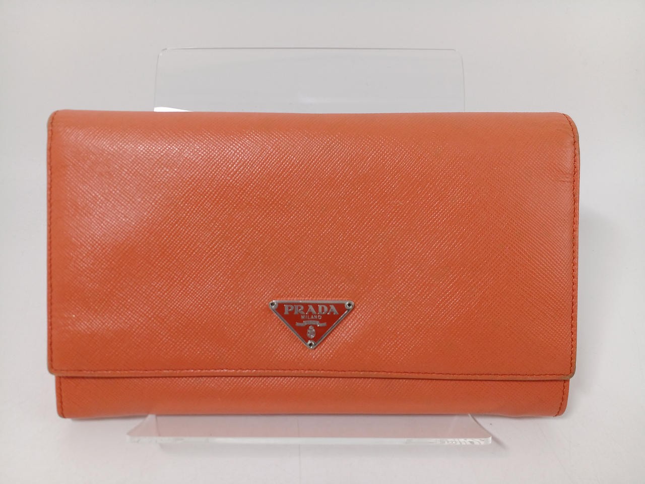 Prada Organizer Long Wallet in Saffiano Leather