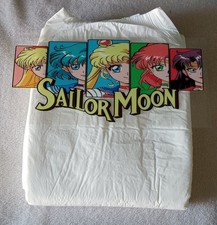 Mega adult disposable ABDL diaper-Sailor moon READ DESCRIPTION FULLY