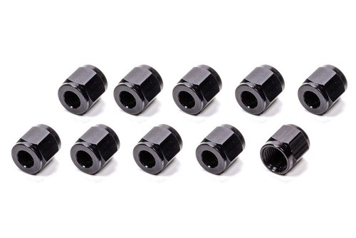 Fragola -10AN Tube Nut Black 10 Pack