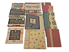 Lot of 7 misc blank photo books  5 DCWV paper scrapbook book cardstock sets