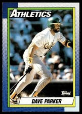 1990 Topps Dave Parker Oakland Athletics #45