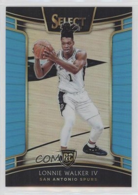 2018 Select Concourse Light Blue Prizm /299 Lonnie Walker IV #77 Rookie RC v8d