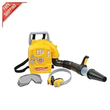 Kids Power Backpack Leaf Blower Toy - Realistic Sound & Adjustable Tube