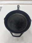 Vintage Lodge 2 Notch 2 Handle 12" Cast Iron Skillet No 10 SK  Well Seasoned VGC