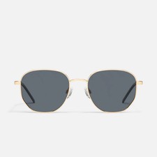 Quay Australia Big Time Sunglasses Gold Smoke Polarized NWOT BRAND NEW GOLD/ SMK