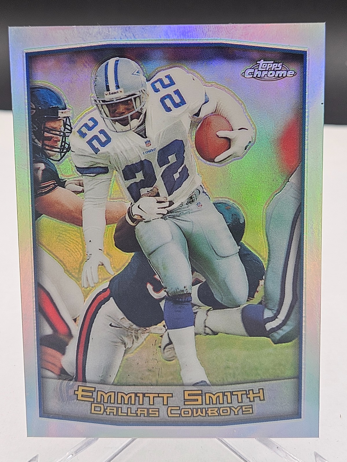 1999 Topps Chrome Emmitt Smith #30 REFRACTOR Dallas Cowboys