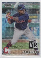 2021 Topps Stadium Club Chrome Virtual Reality Wave Refractor Jose Ramirez 8d2