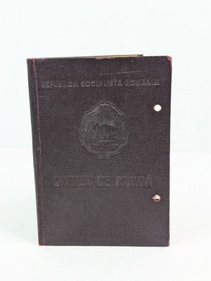 Romanian Working Papers Notepad Carnet De Munca 1960s Bucharest INCERC ISP Vtg