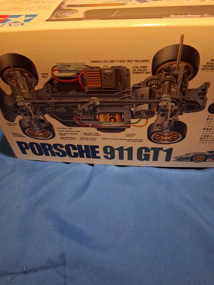 Tamiya 1/10 Scale RC Porsche 911 Gt 1 Kit New Open Box - Image 2 of 4