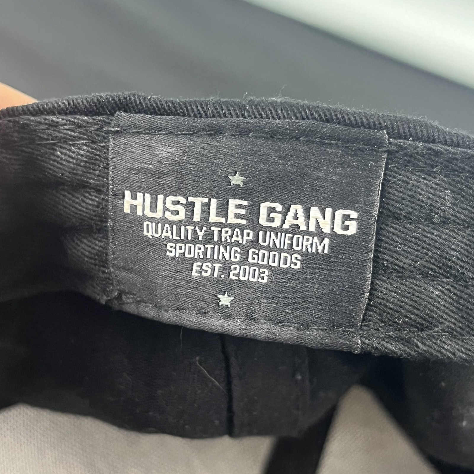 VTG Hustle Gang Snapback Hat OSFA Black Bear "Win… - image 12