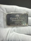 Vintage Crown Mint Beauties 1 oz .999 Silver Art Bar July Adult Bullion