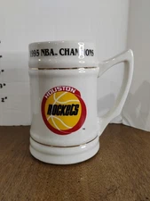 Houston Rockets 1995 Back 2 Back NBA World Champs Beer Stein NBA Licensed Unused