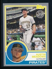 Austin Meadows 2018 Topps Mini 35th Anniversary Platinum Parallel 1/1