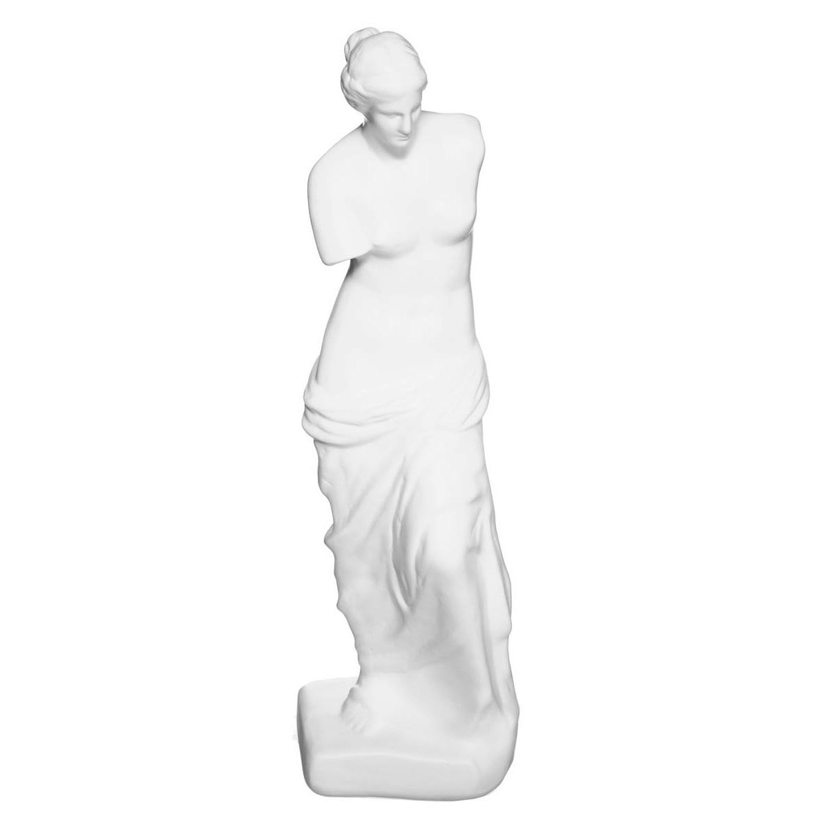 Statue grecque Vénus de Milo 39cm blanche objet design pour décoration d'intérieur