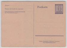 SBZ Ganzsache P 15 ungebraucht 6 Pfg. OPD Leipzig 669