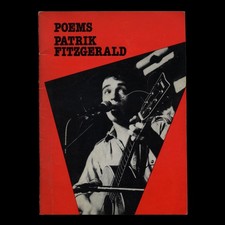 Patrik Fitzgerald Poems SIGNED 1st ed 1979 TH...