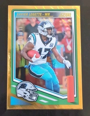 最強　ロケットランチャー トレーディングカード 🏈2025 Score Xavier Legette 217 orange lava parallel football card