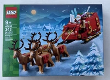 LEGO Holiday Santa's Sleigh 40499 Building Set Factory Sealed NEW Reindeer