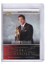 Bryan Berard Masterton Trophy 2004-05 Upper Deck Hardware Heroes Card #AW10